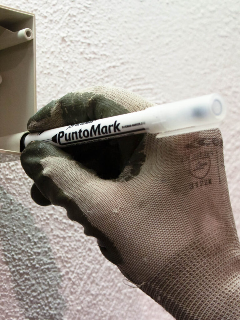 Marcatore Puntomark del marchio Blueman, distribuito da Ullmann.