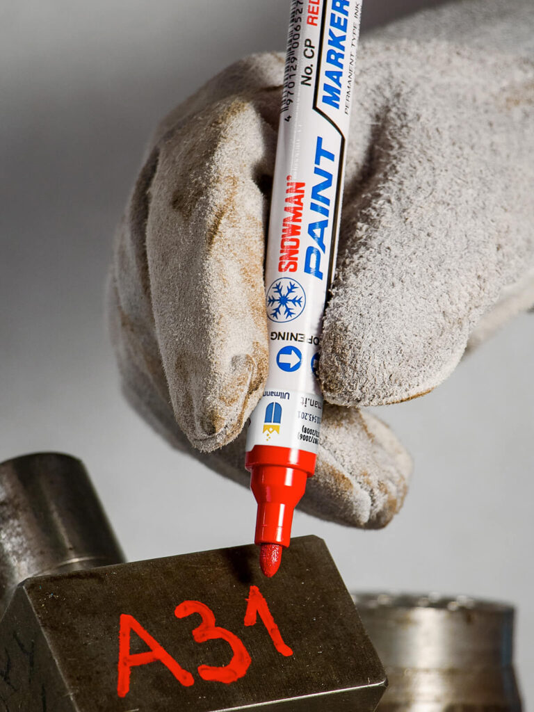 Pennarello Paint Marker del Marchio Snowman,, distribuito esclusivamente in in Italia da Ullmann dal 1980