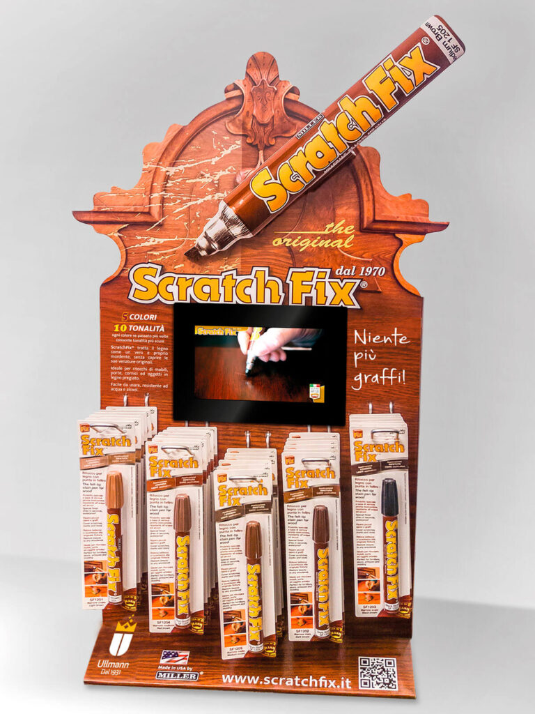 Epositore Scratch Fix, distribuito da Ullman dal 1985